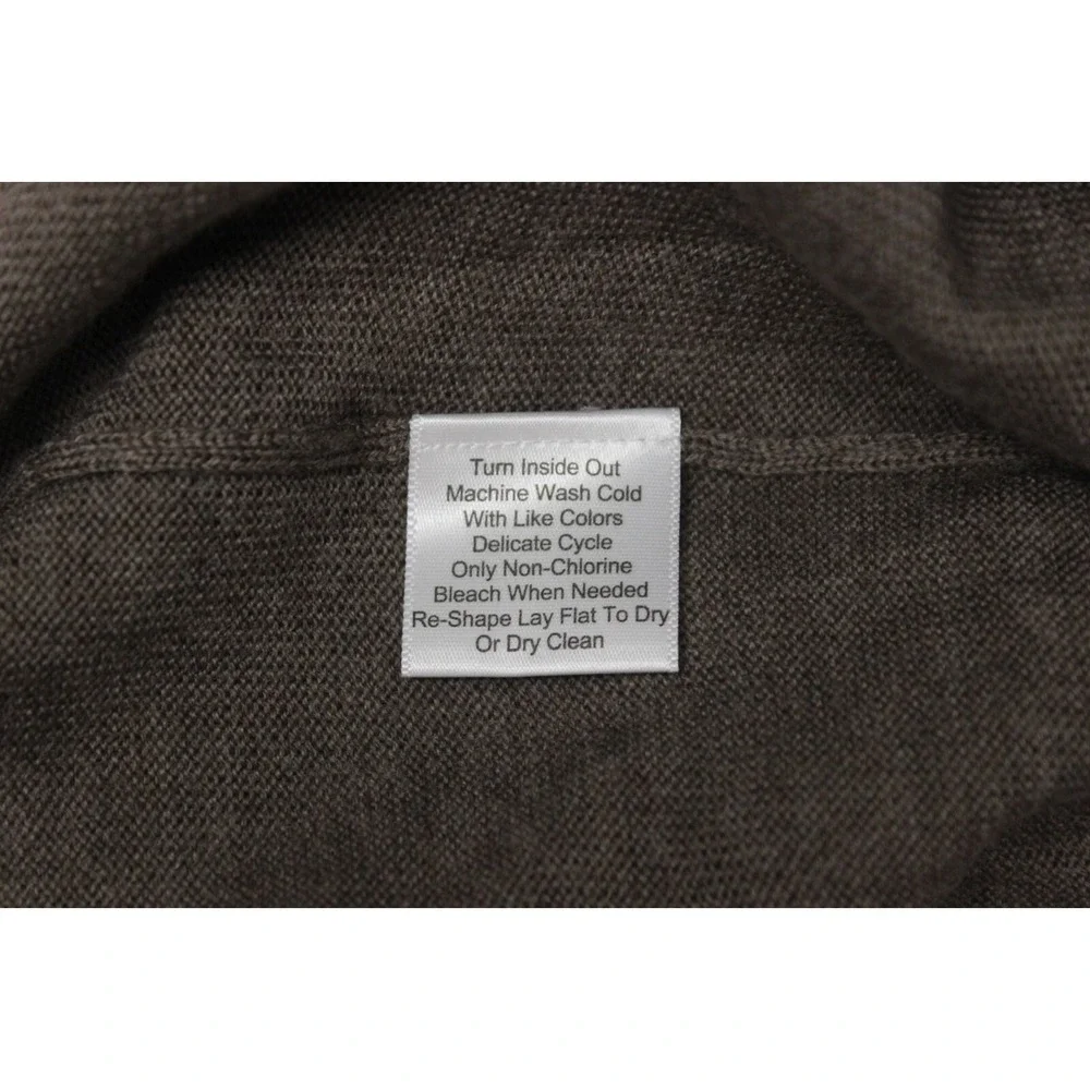 Joseph Abboud Men's Merino Wool V Neck Pullover Sweater Soft‎ Knit Size Large